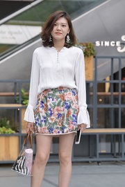 街拍紧身牛仔裤精选合集